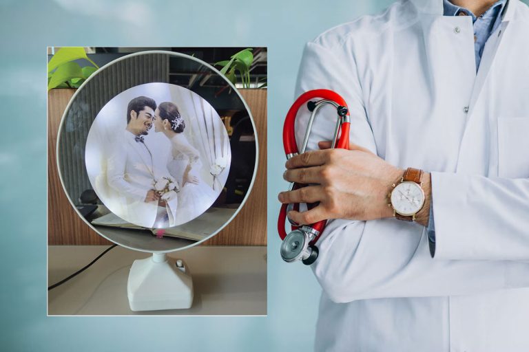 Magic Mirror Photo Frame for Doctor Engagement: Enhancing Pharma Branding