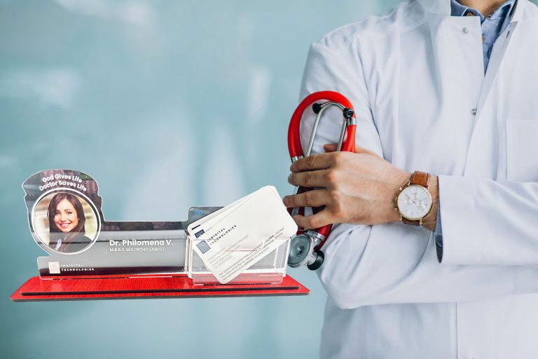 Acrylic Card Holder for Doctor Engagement: Elevate Your Pharma Branding